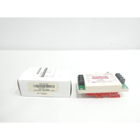Mcg AC POWER LINE PROTECTOR 15A AMP 120V-AC LINE FILTER 415 DIN